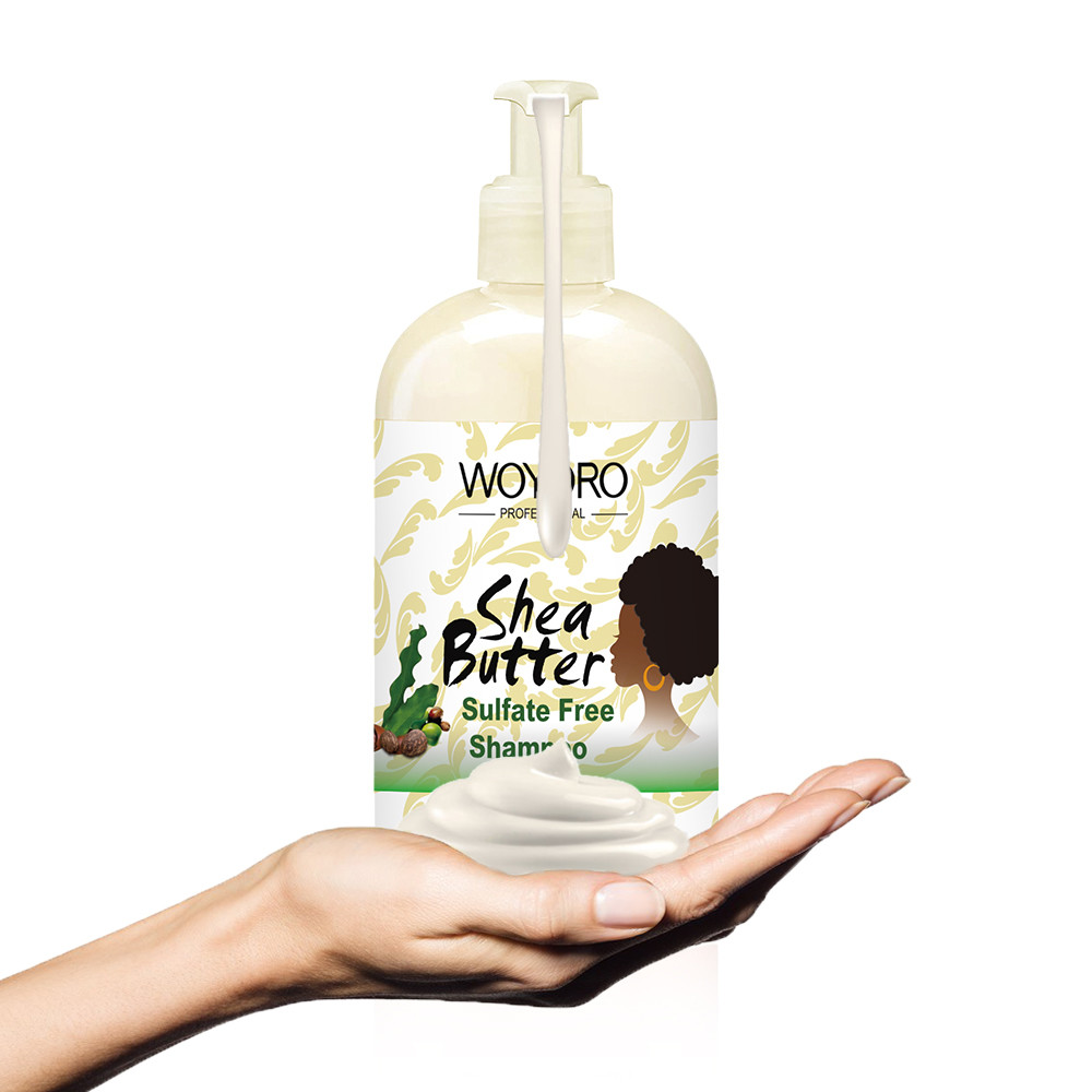 Vrije het Haarshampoo van Shea Butter 500ML SLS Mild zonder Stimulatie